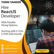 Hire ReactJS Developers USA,  UK,  Australia,  Canada – ThinkTanker